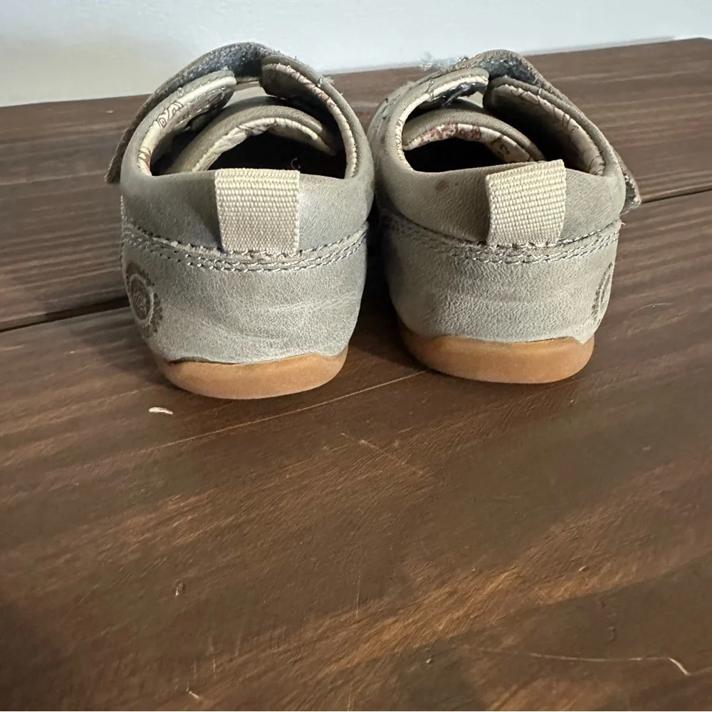 LIVIE‎ AND LUCA boy's swift sneaker in faded denim Leather